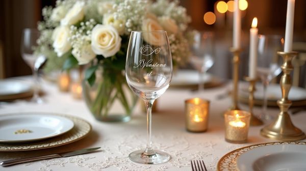 Choisir des verres gravés personnalisés pour vos invités de mariage