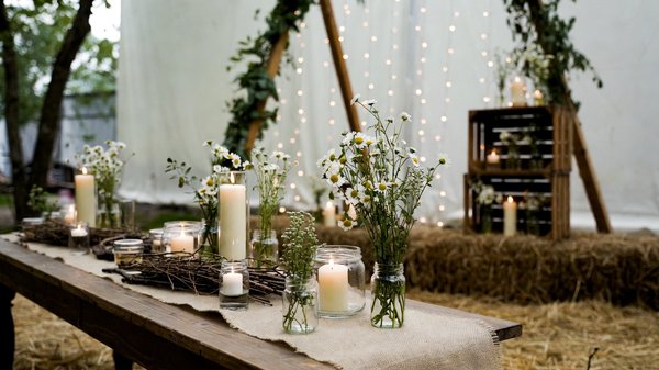Décoration mariage champêtre fait maison : idées simples et élégantes à réaliser soi-même